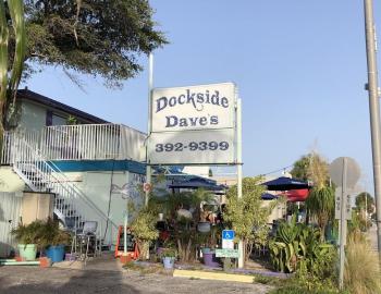 Dockside Dave's sign