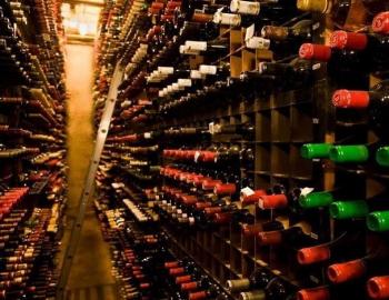 Berns Steakhouse wine cellar