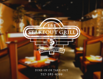 E & E Stakeout Grill Logo