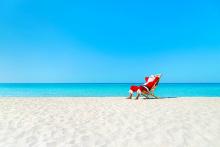 Santa at the Beach